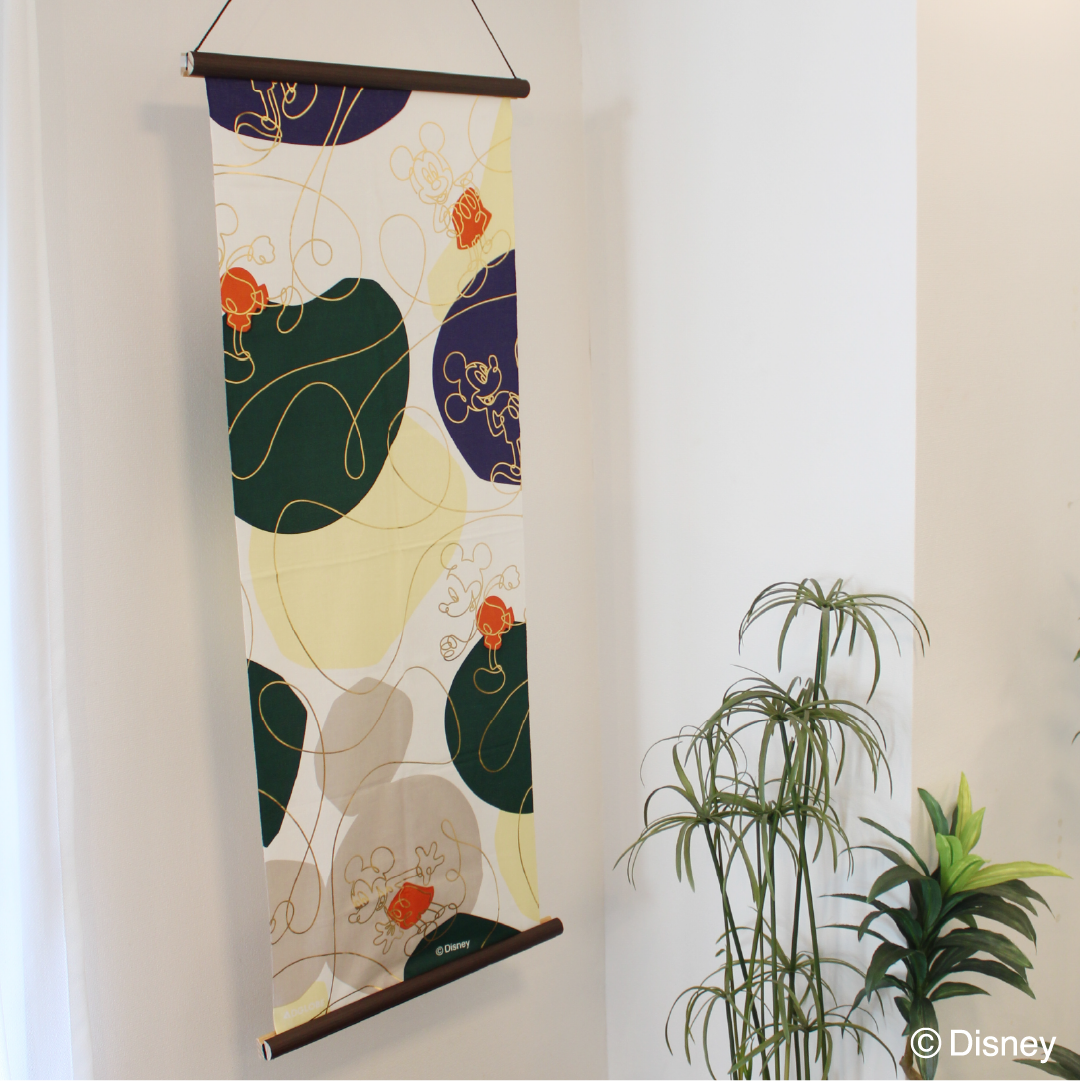 箔押し手ぬぐい ミッキーマウス -結-