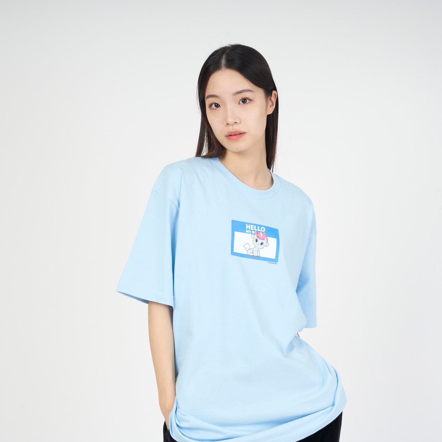 <ARC>HELLO MY NAME IS(ユニコ)Ⅰ Tシャツ BLUE