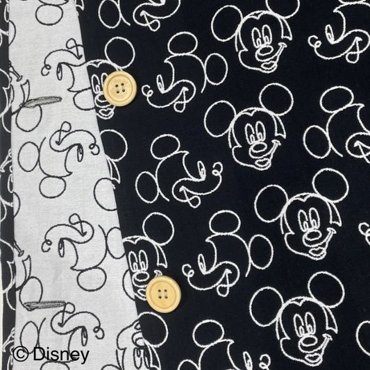 織紋ケープ 紡ぎ笑ミッキー