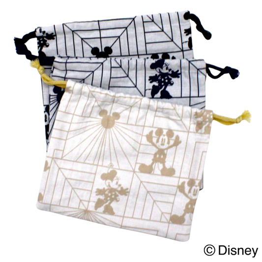 織紋巾着 幾何双喜