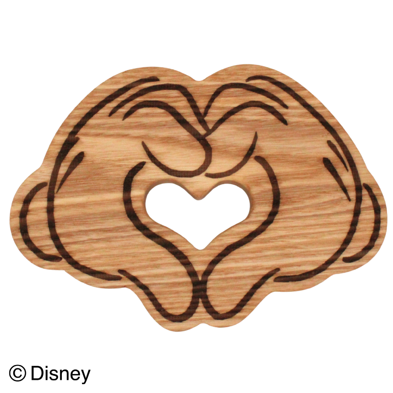 【受注商品】天然木 鍋敷ほの香 -手結びハート-【お届けは12月下旬より順次】