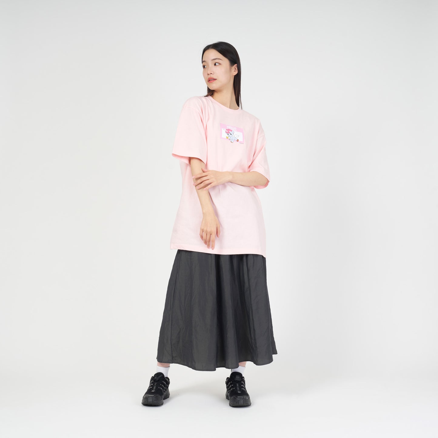 <ARC>HELLO MY NAME IS(ユニコ)Ⅳ Tシャツ PINK