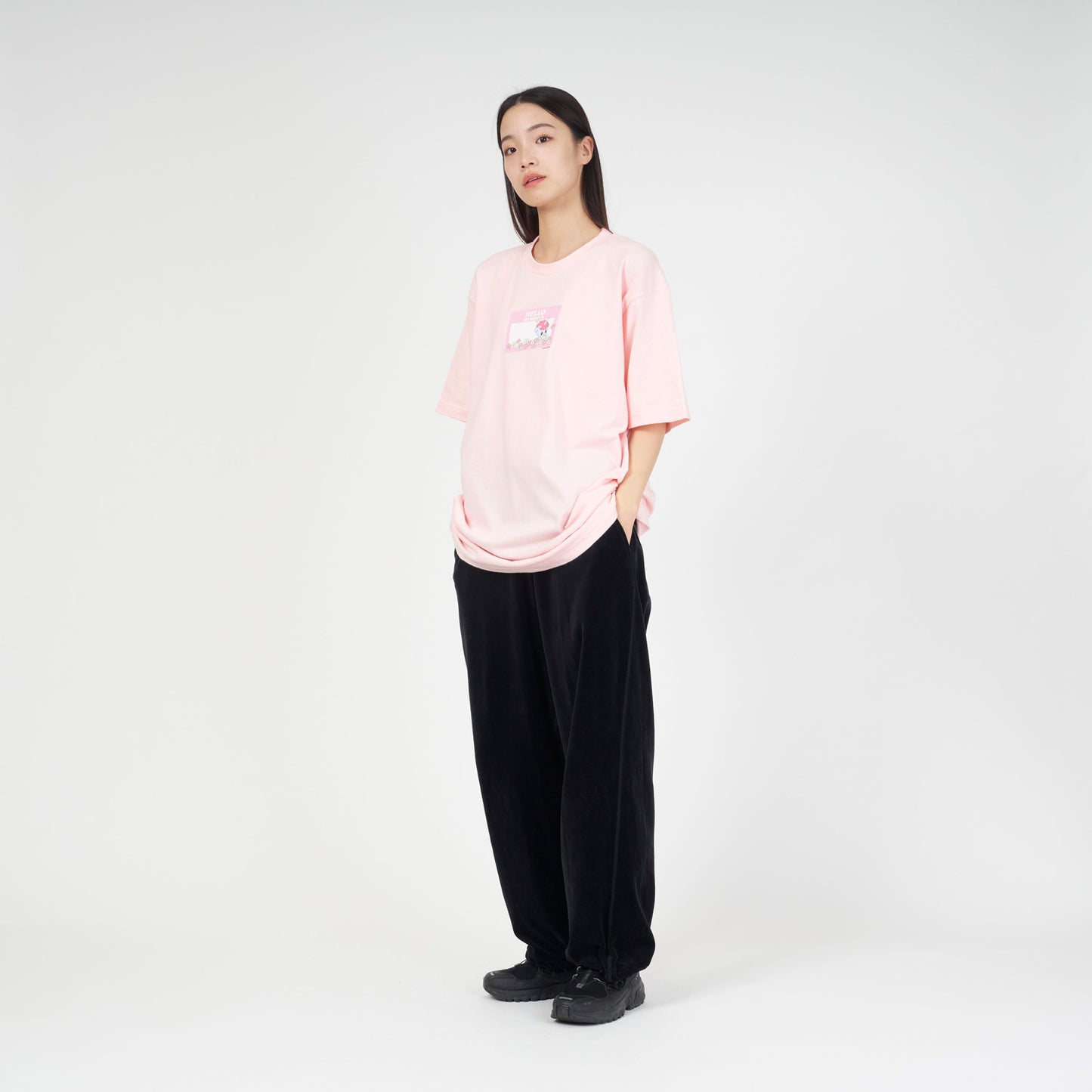 <ARC>HELLO MY NAME IS(ユニコ)Ⅲ Tシャツ PINK