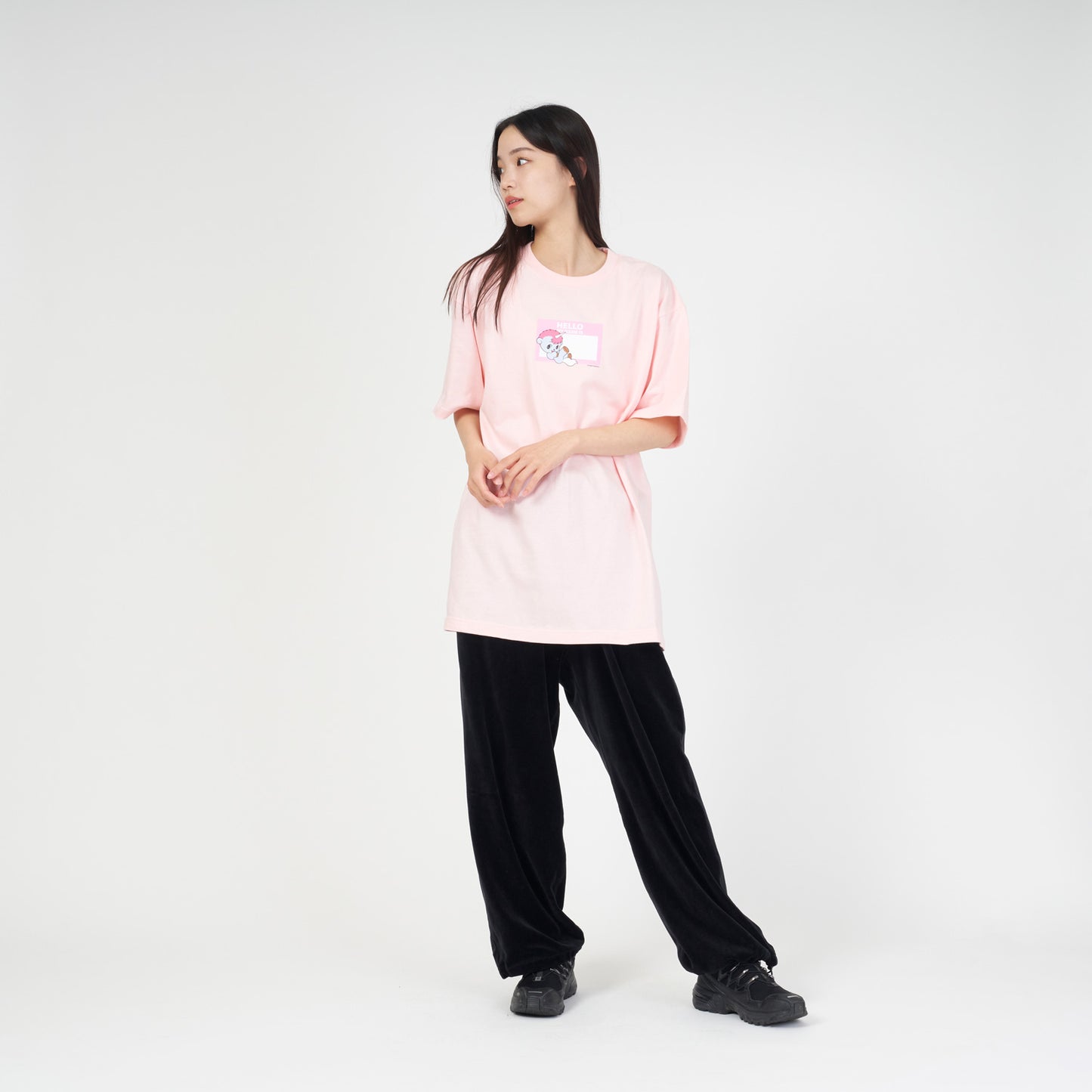 <ARC>HELLO MY NAME IS(ユニコ)Ⅱ Tシャツ PINK