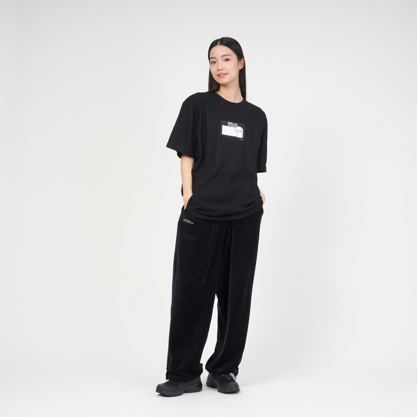 【予約商品】<ARC>HELLO MY NAME IS(ピノコ)Ⅲ Tシャツ BLACK【お届けは24年2月下旬より順次】