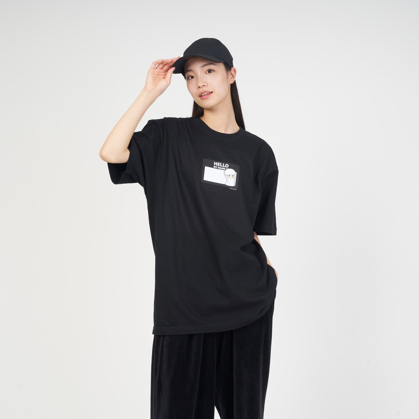 【予約商品】<ARC>HELLO MY NAME IS(ピノコ)Ⅲ Tシャツ BLACK【お届けは24年2月下旬より順次】