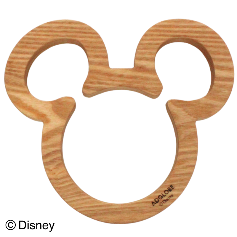【受注商品】天然木 鍋敷ほの香 -ミッキー-【お届けは12月下旬より順次】