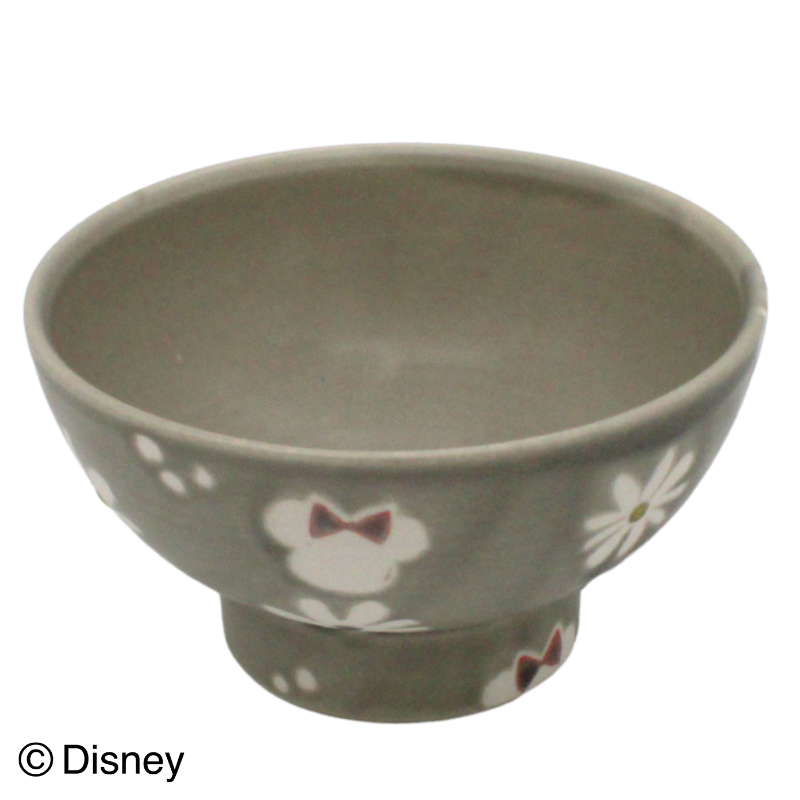 【受注商品】砥部焼 花丸茶碗 灰色 -ミニー-【お届けは26年2月中旬より順次】