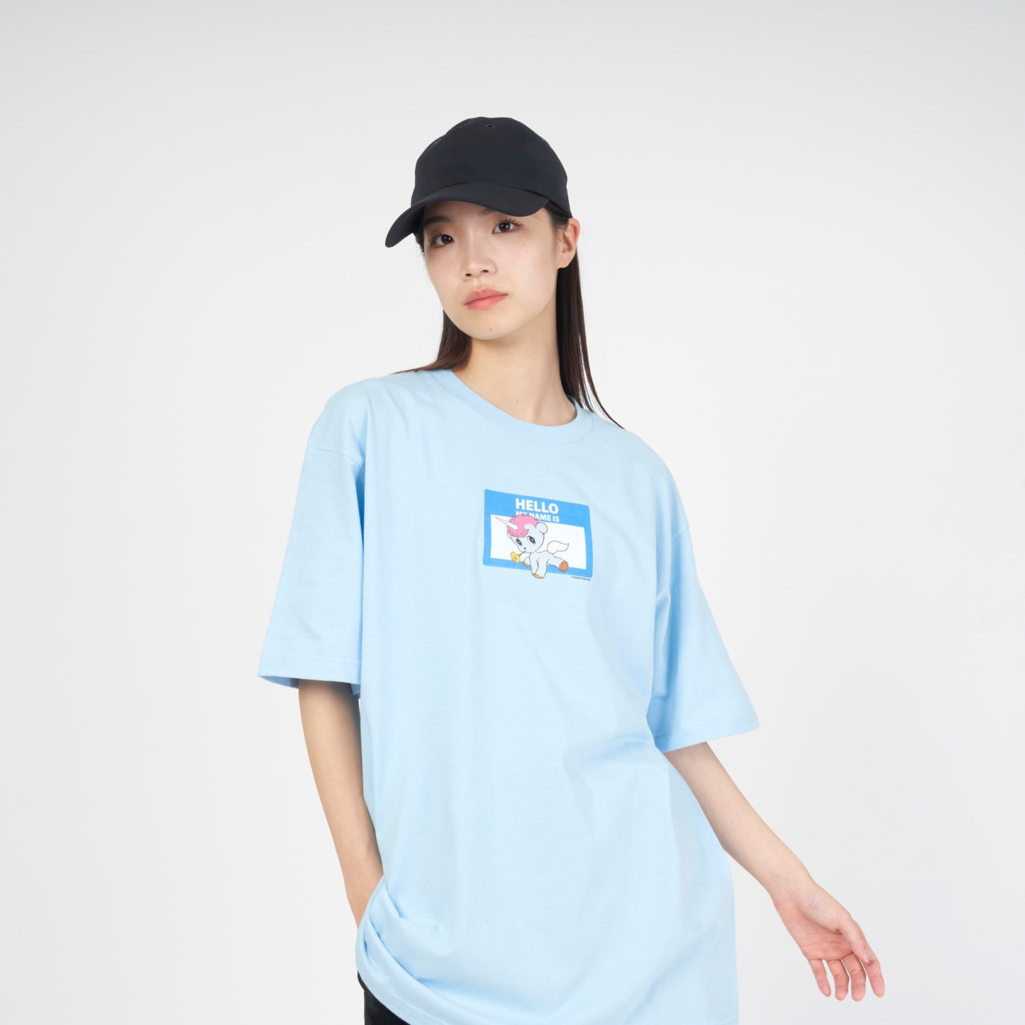 <ARC>HELLO MY NAME IS(ユニコ)Ⅳ Tシャツ BLUE