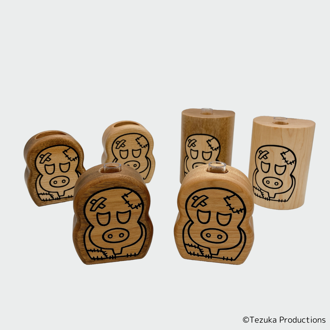 【受注販売商品】ヒョウタンツギ まあるいウッドフラワーベース【お届けは10月上旬より順次】