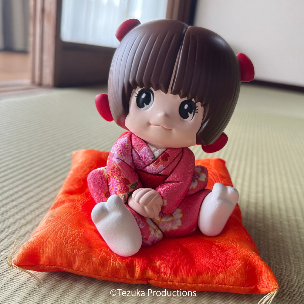 【受注商品】木目込み人形 ちょこんとお座りピノコ【お届けは9月上旬より順次】