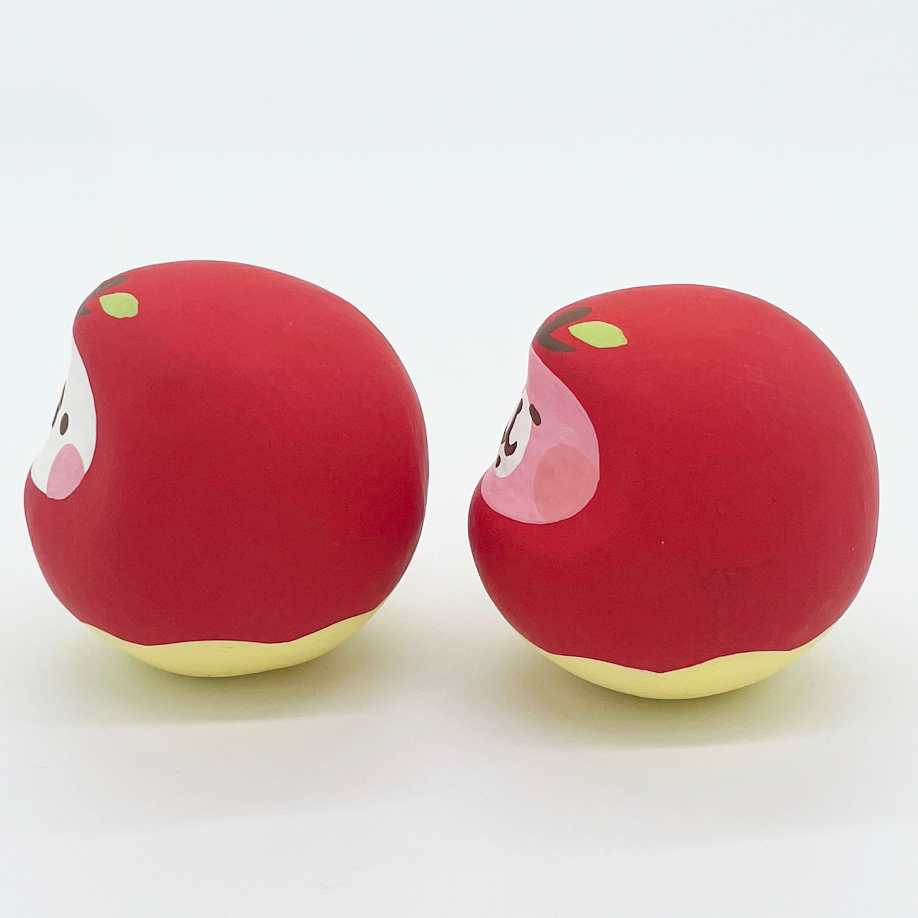 【受注商品】リンゴ　うさぎ　キャだるま小【お届けは12月中旬より順次】