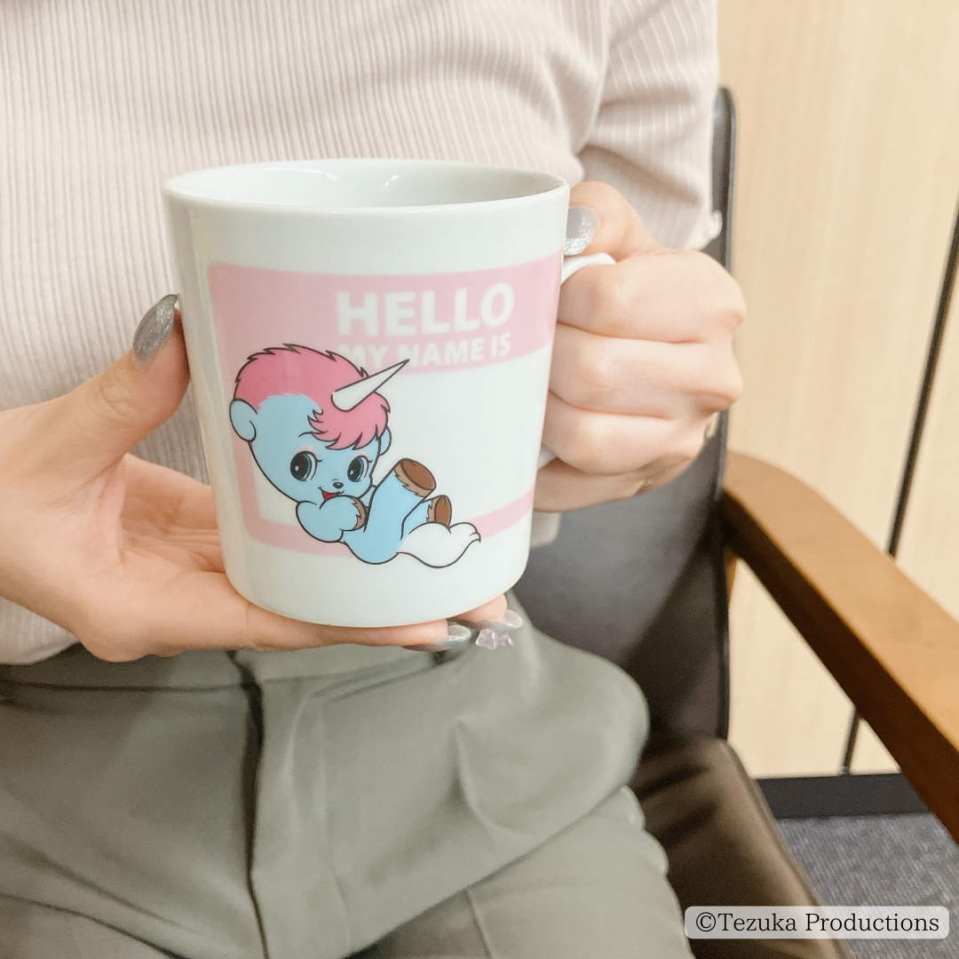 【受注販売商品】＜Kiln-ium＞波佐見焼マグカップ　HELLO MY NAME IS（ユニコ）Ⅰ【お届けは11月中旬より順次】