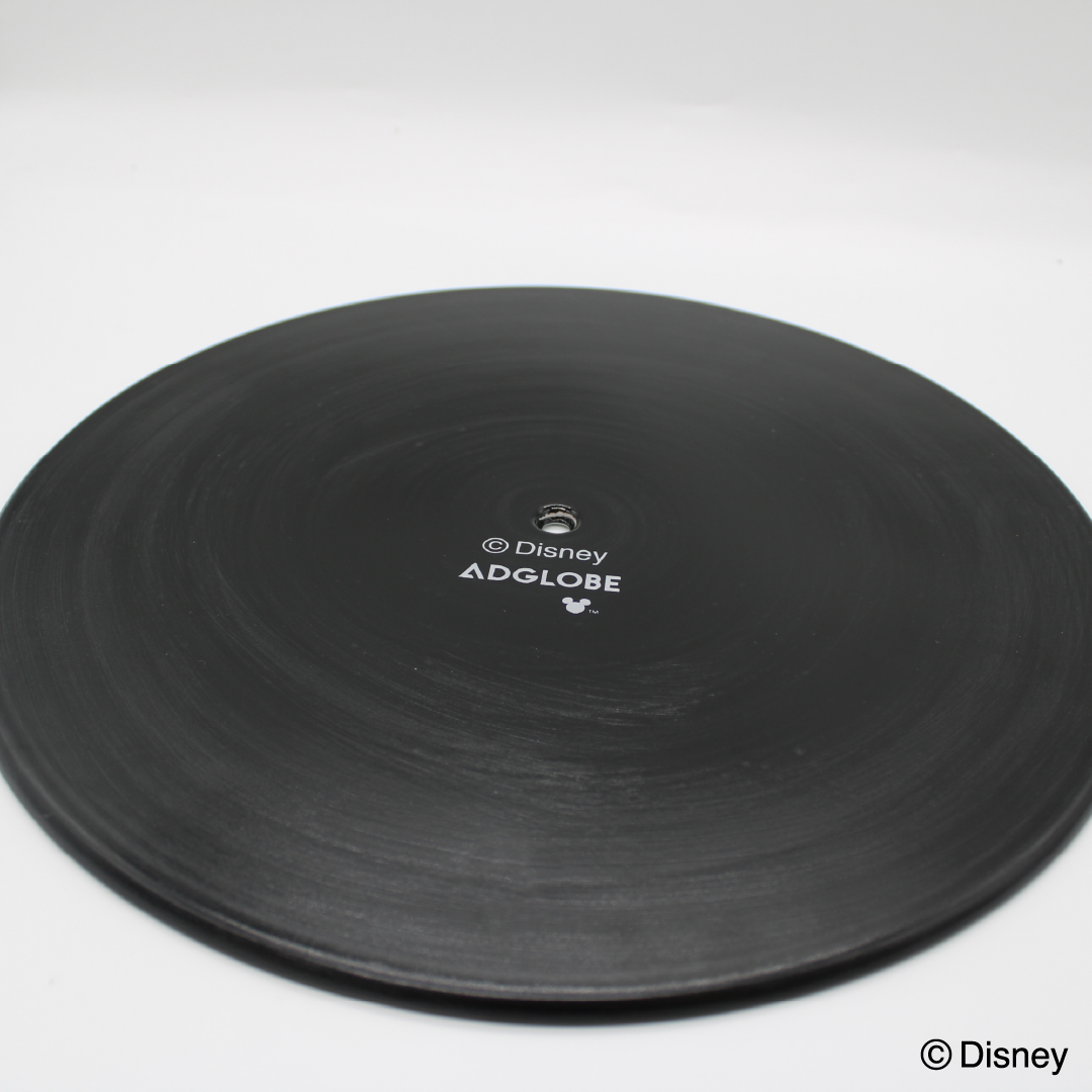 【受注商品】レコード飾り皿 ドナルド＆プルート -Feel The Music-【お届けは9月下旬より順次】