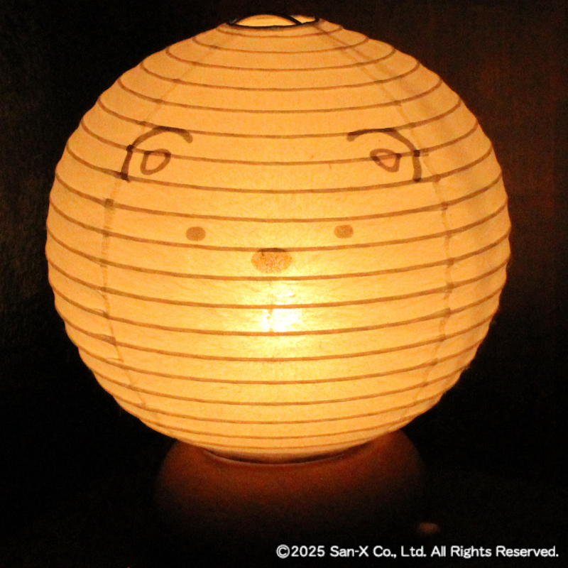 【受注商品】ころっとミニ提灯-しろくま-【お届けは8月下旬より順次】