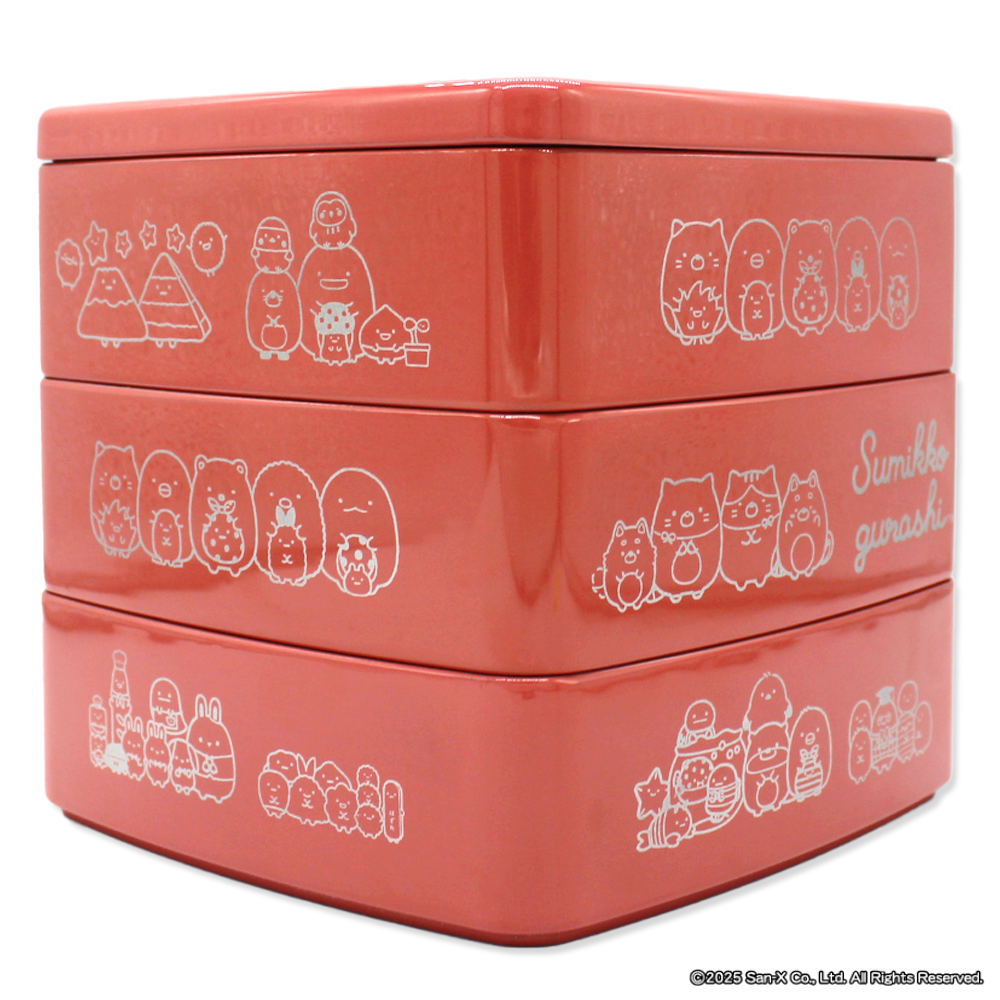 【予約商品】三段重箱 -すみっコぐらし-【お届けは12月下旬より順次】