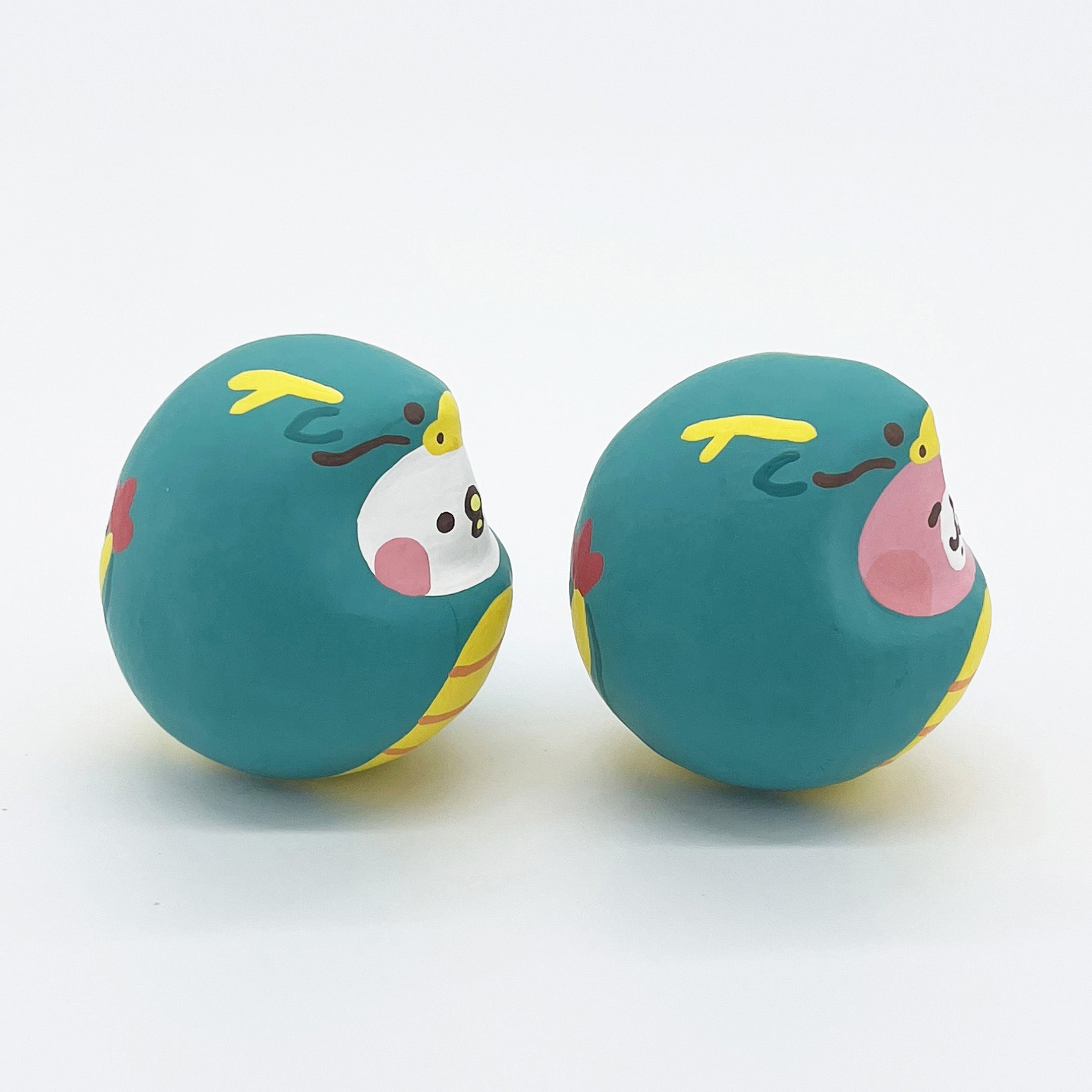 【受注商品】干支「辰」うさぎ　キャだるま小【お届けは12月中旬より順次】