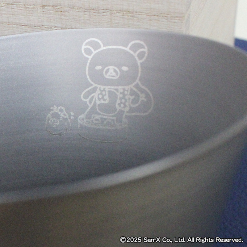 【受注商品】チタン製カップ -湯ったりリラックマ-【お届けは10月下旬より順次】