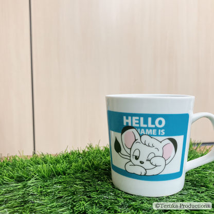 【受注販売商品】＜Kiln-ium＞波佐見焼マグカップ　HELLO MY NAME IS（レオ）【お届けは11月中旬より順次】