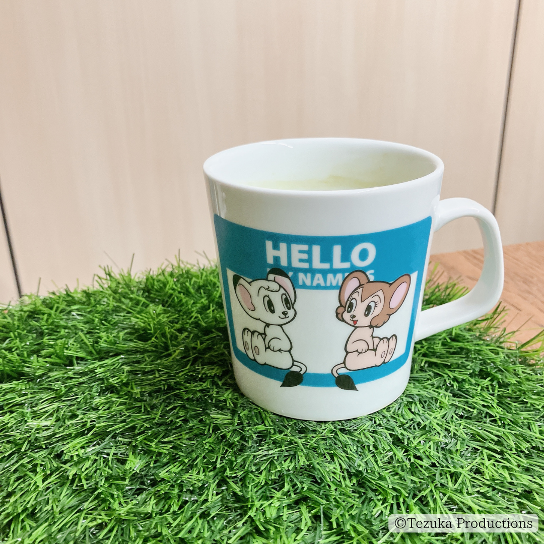 【受注販売商品】＜Kiln-ium＞波佐見焼マグカップ　HELLO MY NAME IS（レオ＆ライヤ）【お届けは11月中旬より順次】