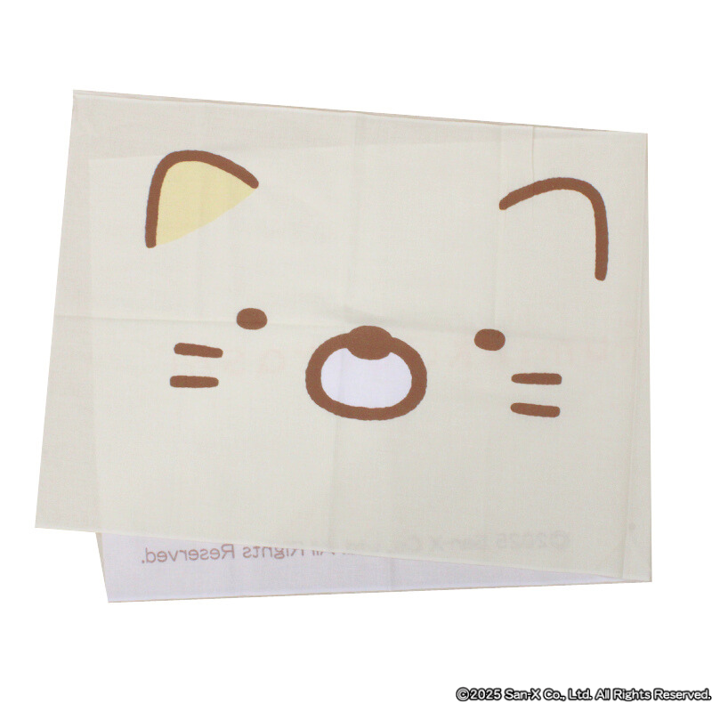【受注商品】柔肌てぬぐい　-ねこ-【お届けは12月上旬より順次】