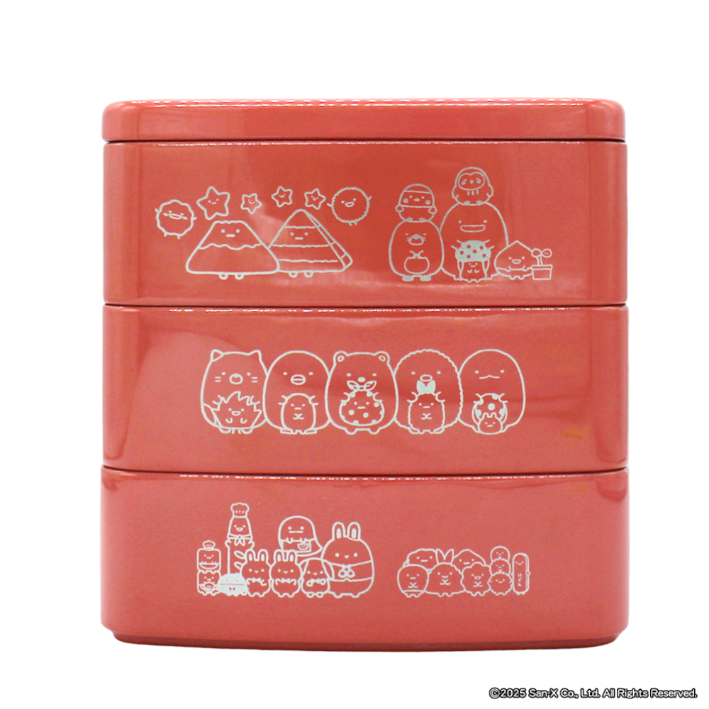 【予約商品】三段重箱 -すみっコぐらし-【お届けは12月下旬より順次】