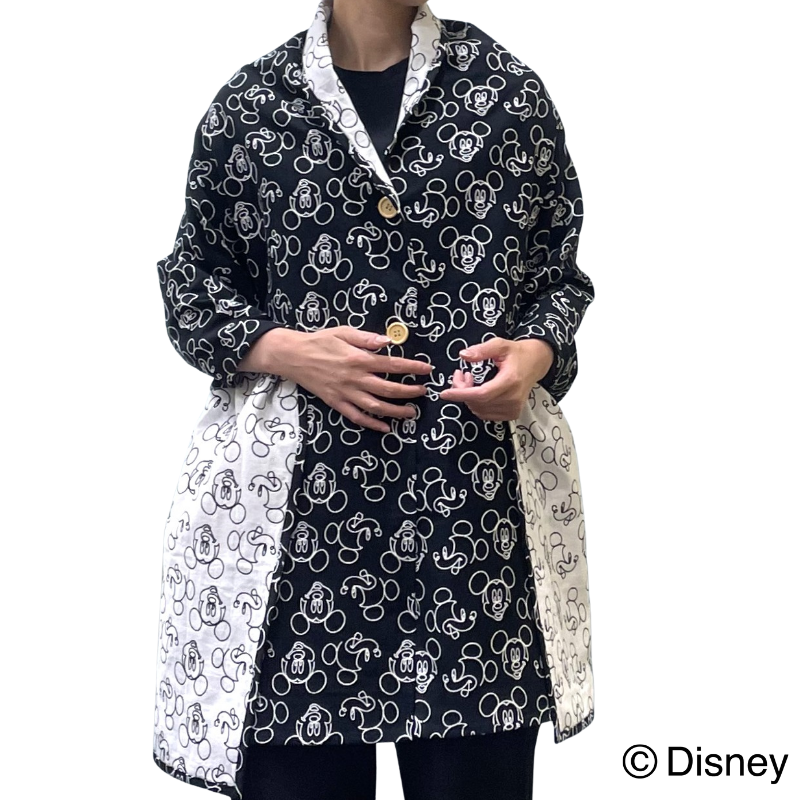 【予約商品】織紋ケープ　紡ぎ笑ミッキー【お届けは10月中旬より順次】