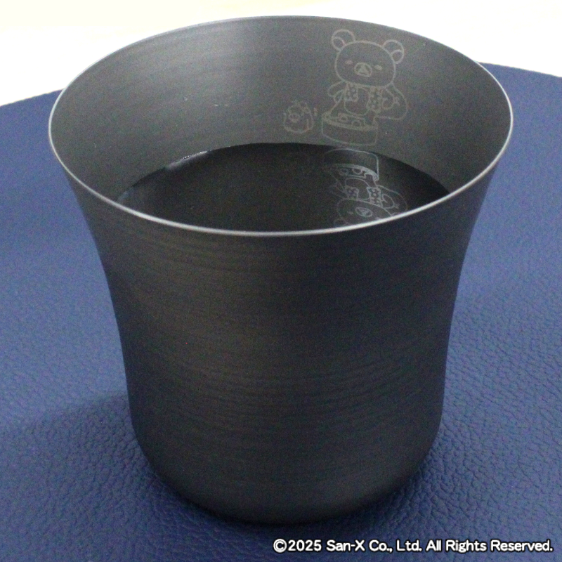 【受注商品】チタン製カップ -湯ったりリラックマ-【お届けは10月下旬より順次】