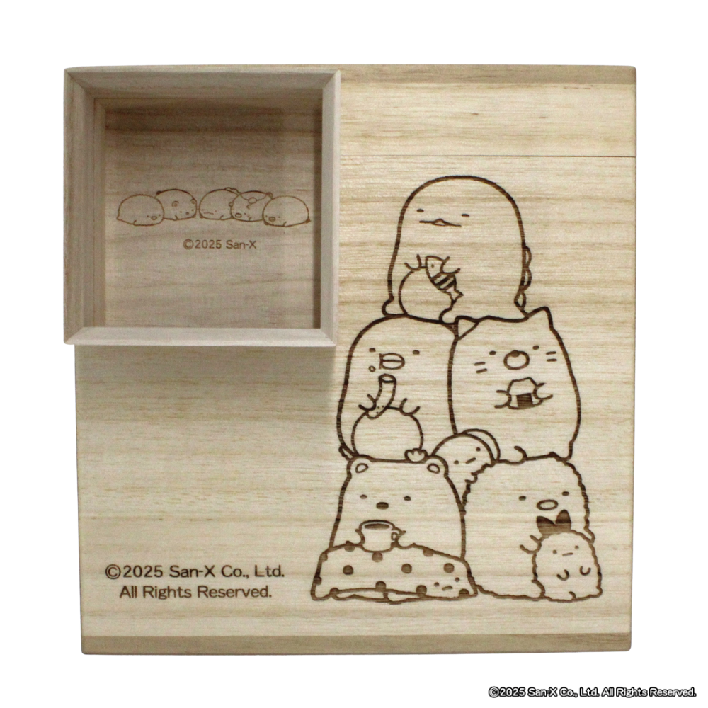 【受注商品】木香ぬくもり米びつ -すみっコぐらし-【お届けは11月下旬より順次】