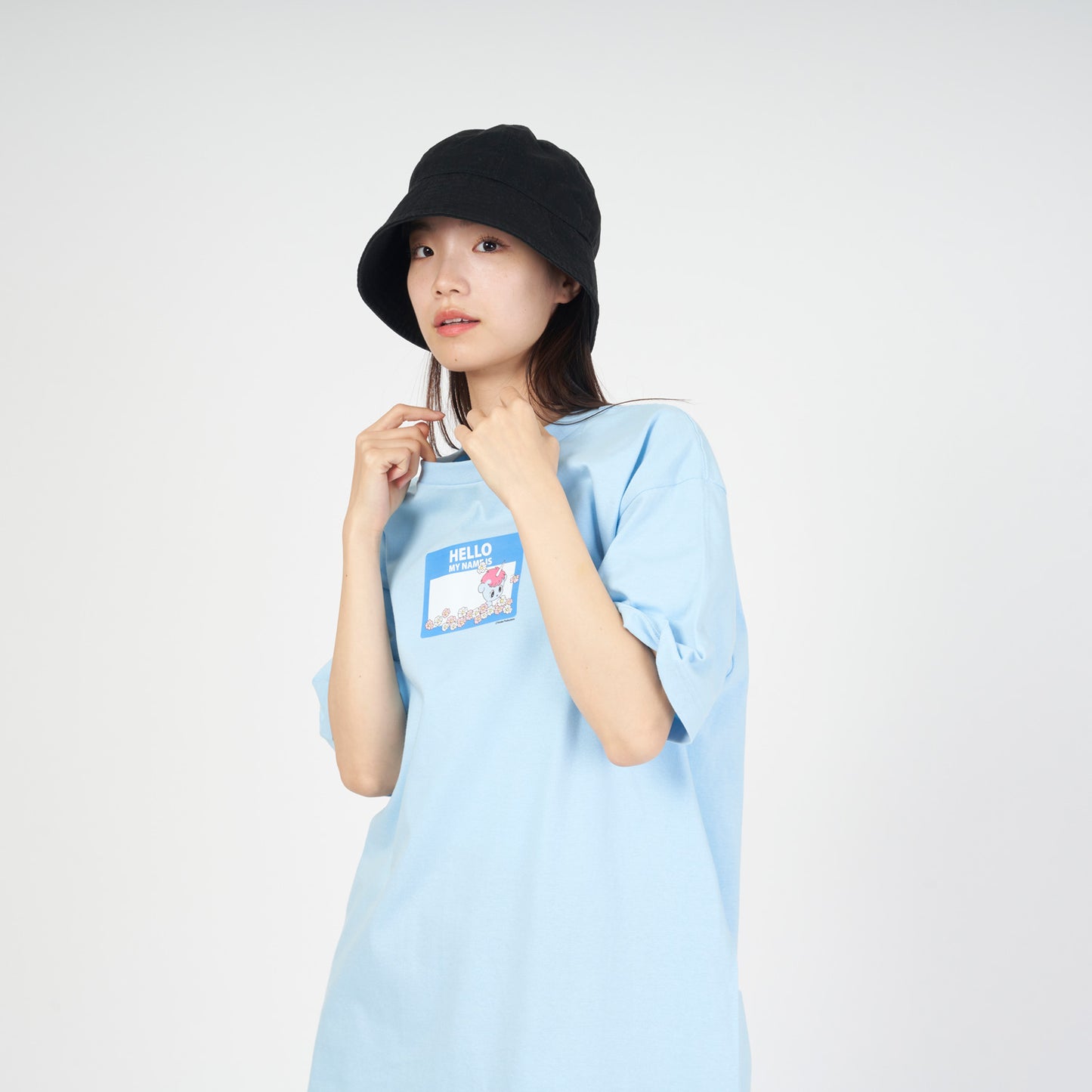 ＜ARC＞HELLO MY NAME IS（ユニコ）Ⅲ　Tシャツ　BLUE