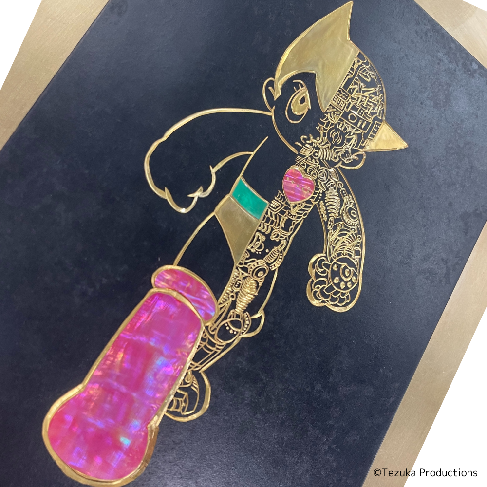 【受注商品】鉄腕アトム 彫金×螺鈿アートパネル【お届けは26年3月下旬より順次】
