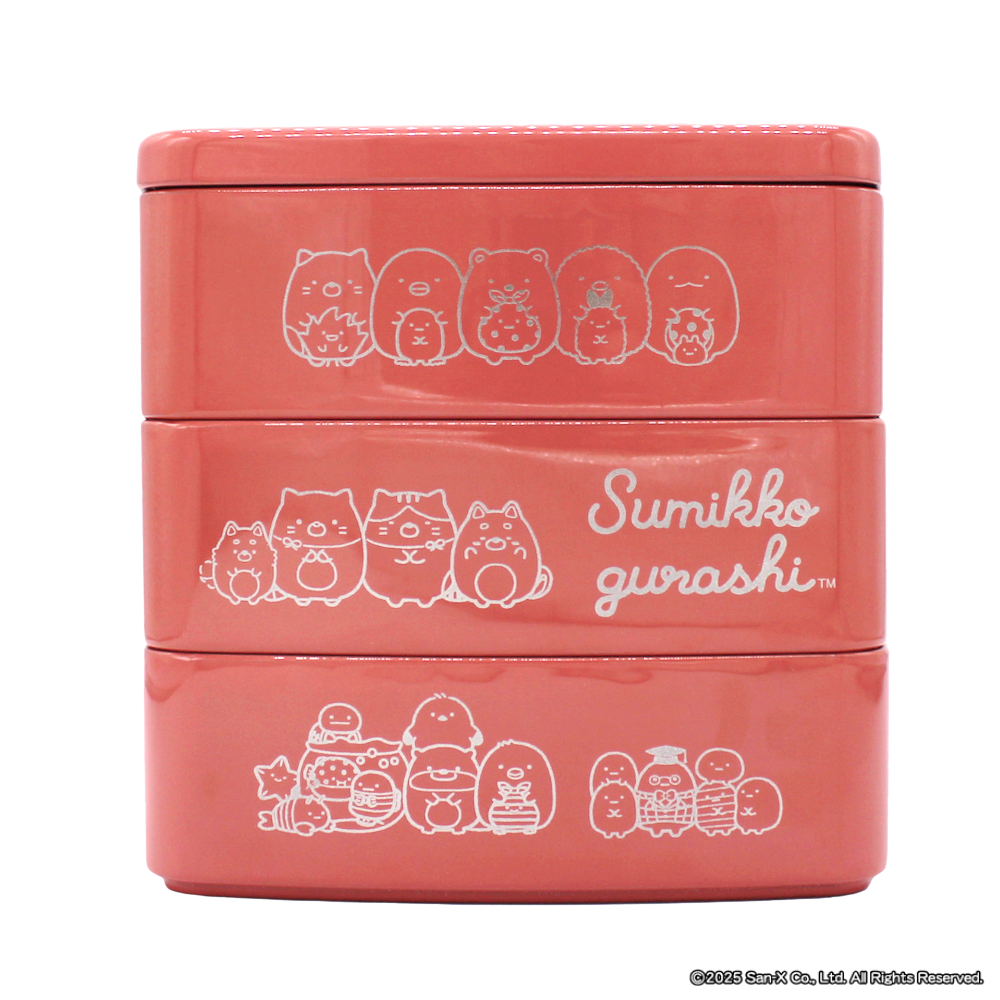 【予約商品】三段重箱 -すみっコぐらし-【お届けは12月下旬より順次】