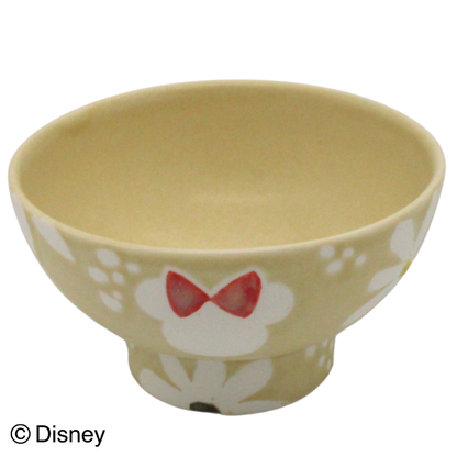 【受注商品】砥部焼 花丸茶碗 淡黄色　-ミニー-【お届けは26年2月中旬より順次】