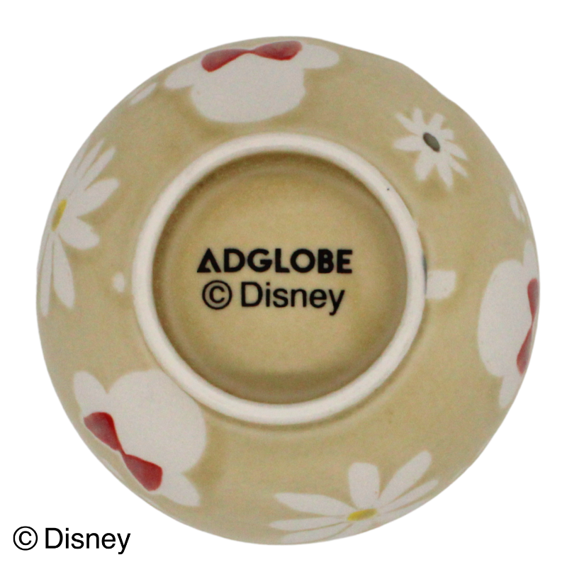 【受注商品】砥部焼 花丸茶碗 淡黄色　-ミニー-【お届けは26年2月中旬より順次】