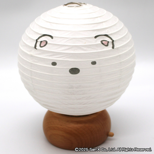 【受注商品】ころっとミニ提灯-しろくま-【お届けは8月下旬より順次】