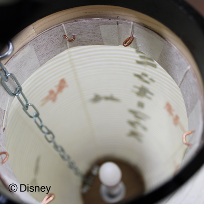 【受注商品】京都 弓張り提灯 影絵金魚　-ミッキー-【お届けは26年1月中旬より順次】