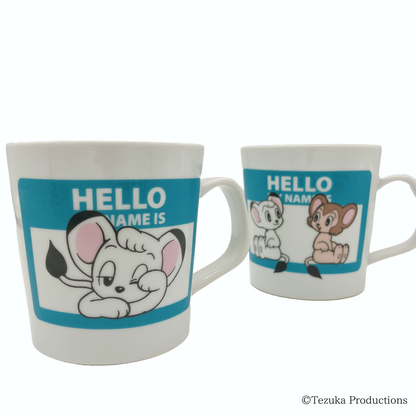 【受注販売商品】＜Kiln-ium＞波佐見焼マグカップ　HELLO MY NAME IS（レオ）【お届けは11月中旬より順次】