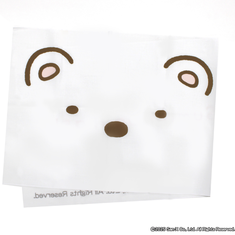 【受注商品】柔肌てぬぐい　-しろくま-【お届けは12月上旬より順次】