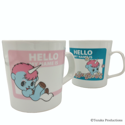 【受注販売商品】＜Kiln-ium＞波佐見焼マグカップ　HELLO MY NAME IS（ユニコ）Ⅰ【お届けは11月中旬より順次】