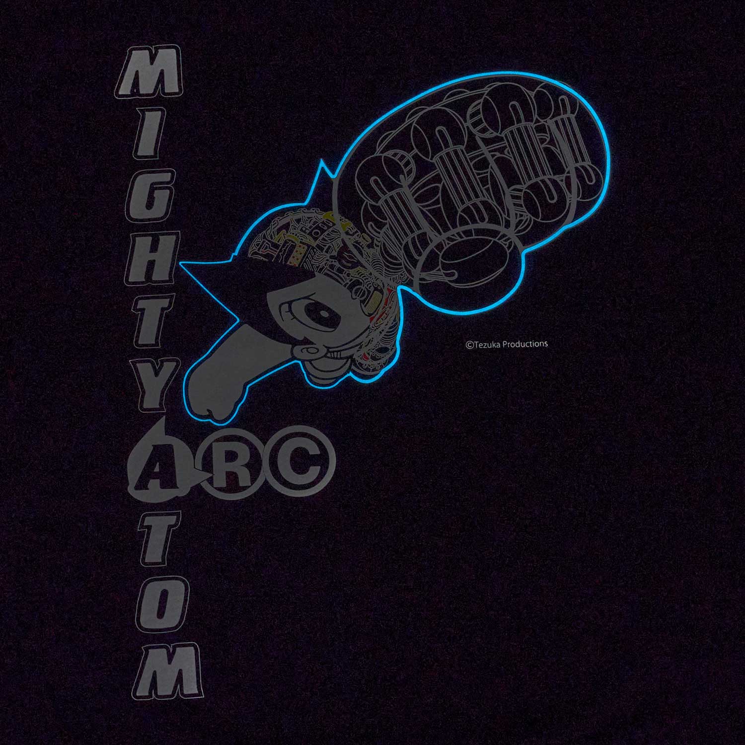 ＜ARC＞RISE ABOVE MIGHTY ATOM　ハーフスケルトンスウェット