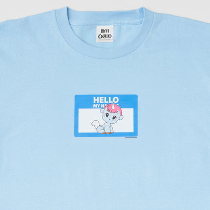 【受注商品】＜ARC＞HELLO MY NAME IS（ユニコ）Ⅰ　Tシャツ　BLUE【お届けは4月中旬より順次】