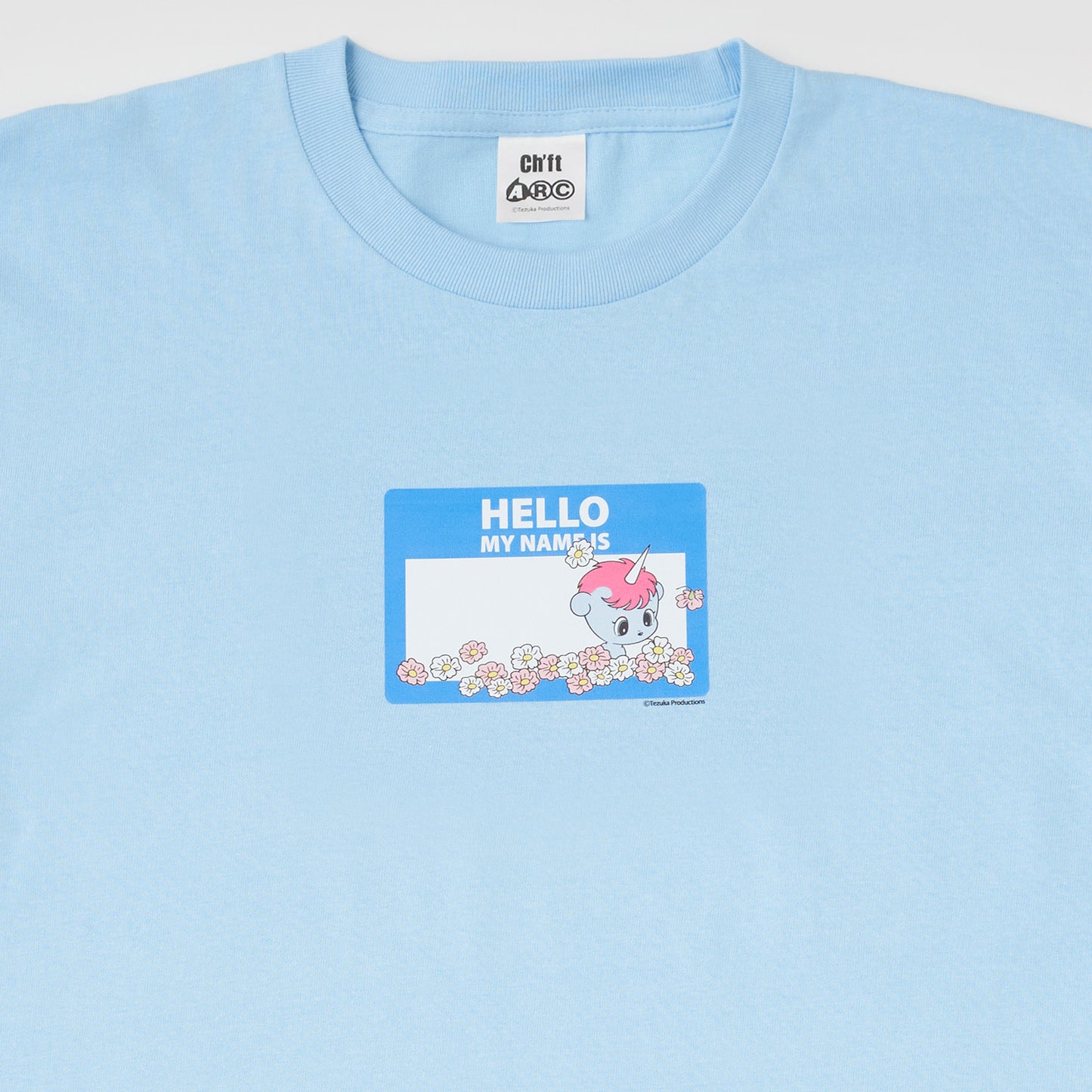 【受注商品】＜ARC＞HELLO MY NAME IS（ユニコ）Ⅲ　Tシャツ　BLUE 【お届けは4月中旬より順次】
