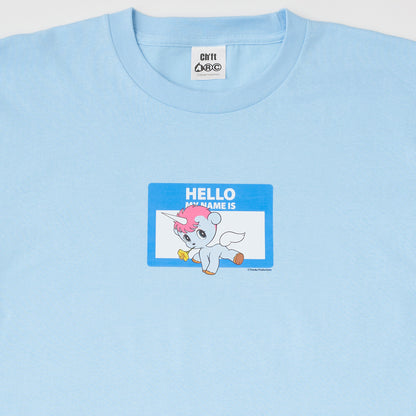 【受注商品】＜ARC＞HELLO MY NAME IS（ユニコ）Ⅳ　Tシャツ　BLUE【お届けは4月中旬より順次】