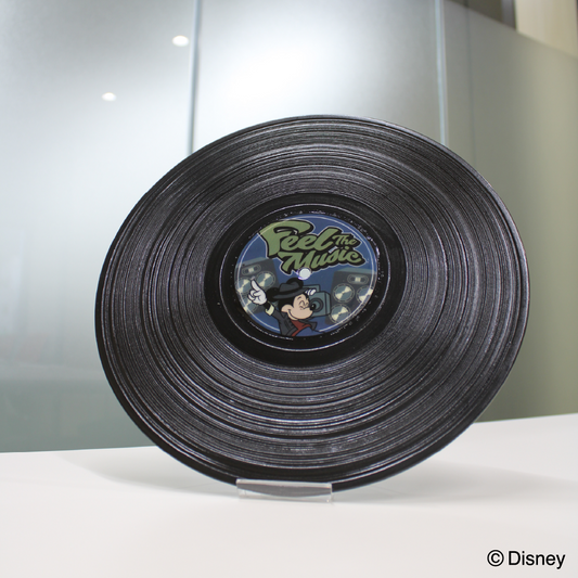 【受注商品】レコード飾り皿 ミッキーマウス -Feel The Music-【お届けは9月下旬より順次】