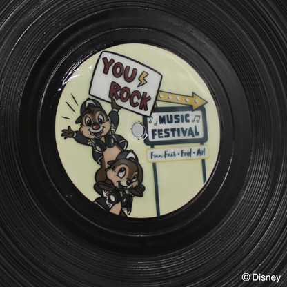 【受注商品】レコード飾り皿 チップ＆デール -Music Festival-【お届けは9月下旬より順次】
