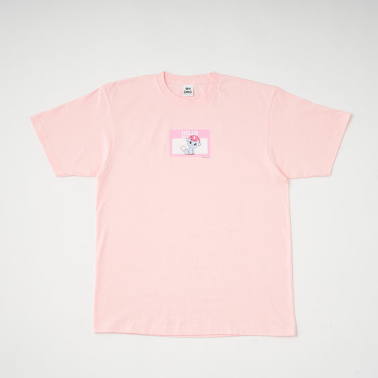 ＜ARC＞HELLO MY NAME IS（ユニコ）Ⅰ　Tシャツ　PINK