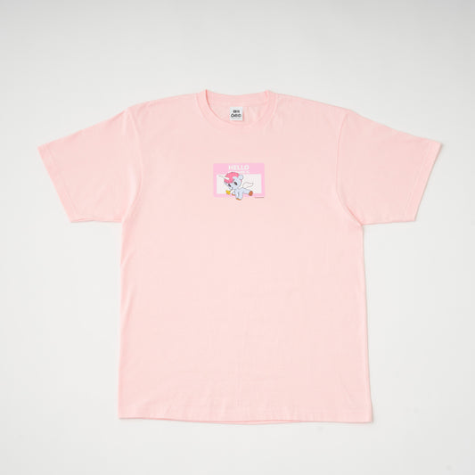 ＜ARC＞HELLO MY NAME IS（ユニコ）Ⅳ　Tシャツ　PINK