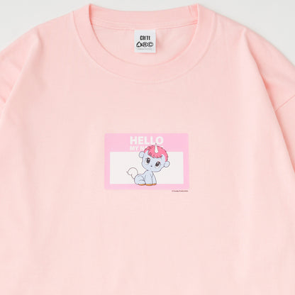 【受注商品】＜ARC＞HELLO MY NAME IS（ユニコ）Ⅰ　ロンT　PINK【お届けは4月中旬より順次】